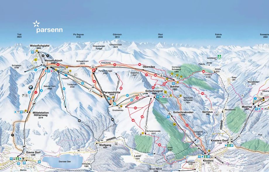 Davos Klosters Mountains